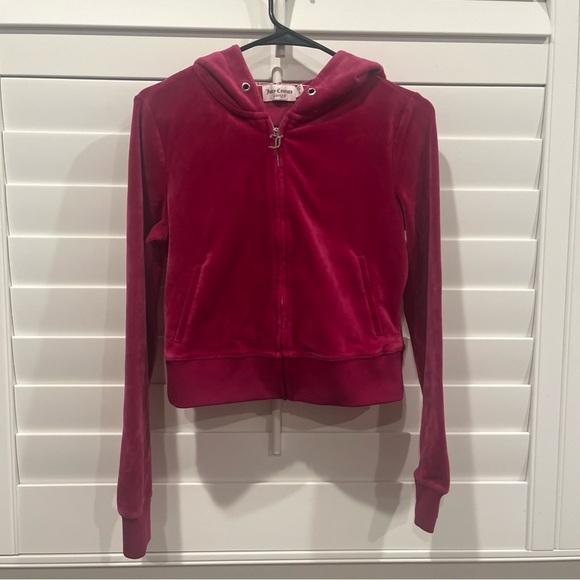 Juicy Couture Pink Velour Hoodie - Picture 1 of 9